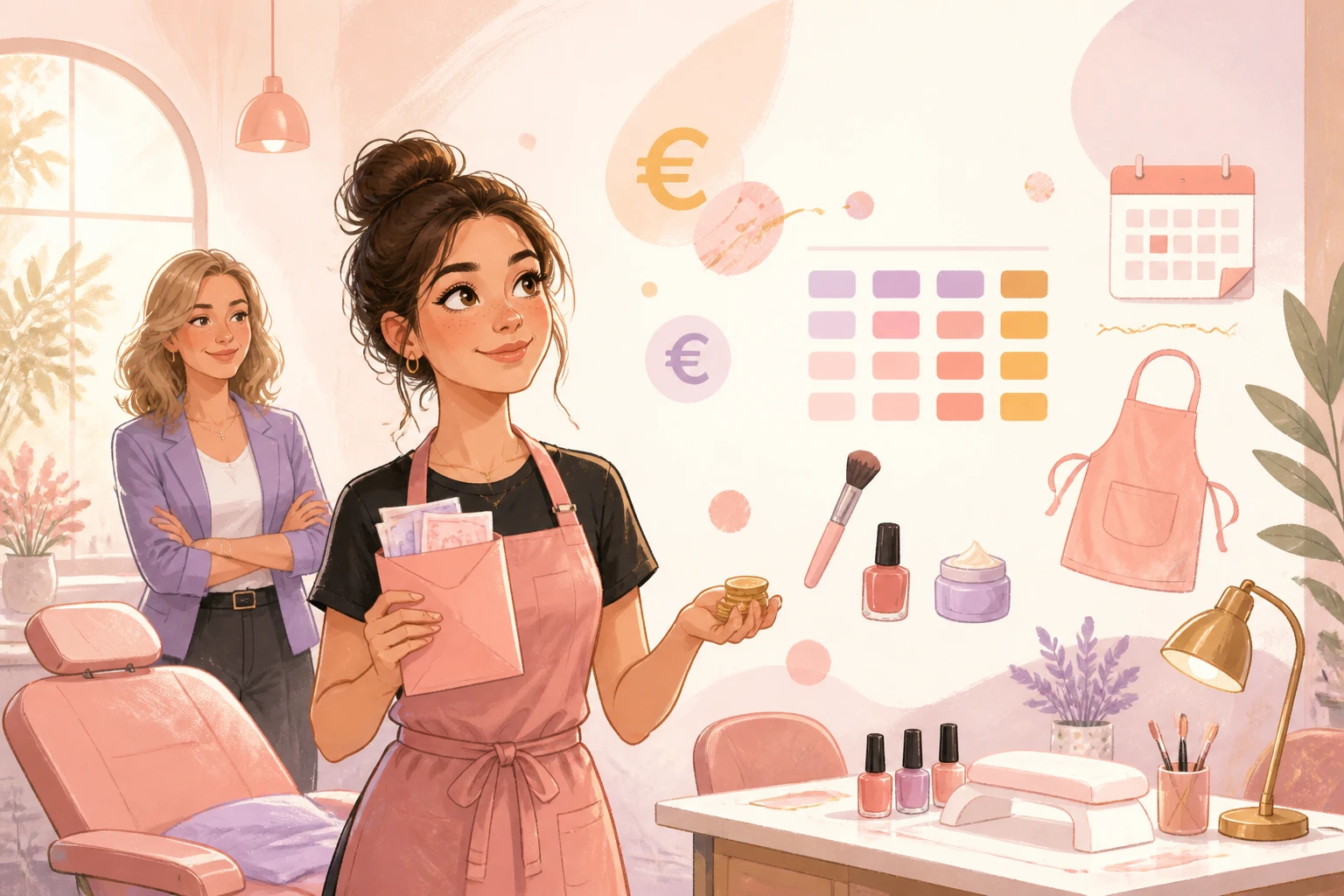 Rémunération d'un apprenti en esthétique : la grille et les montants réels