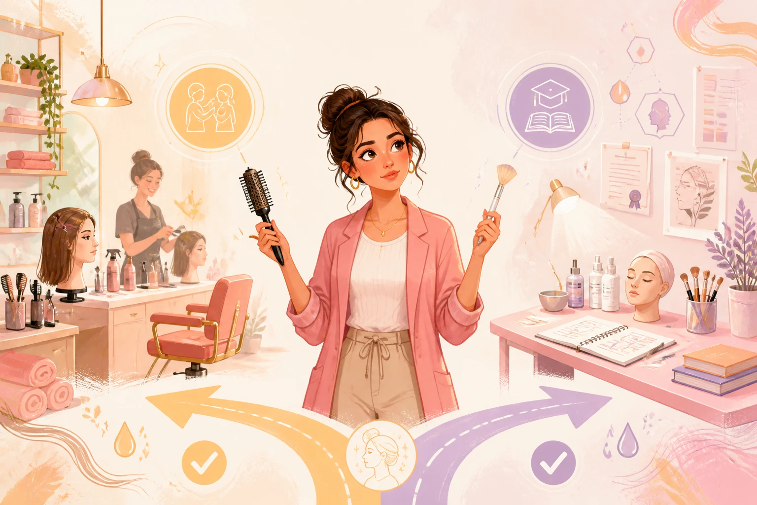 Apprentissage ou professionnalisation en coiffure et esthétique : comment choisir