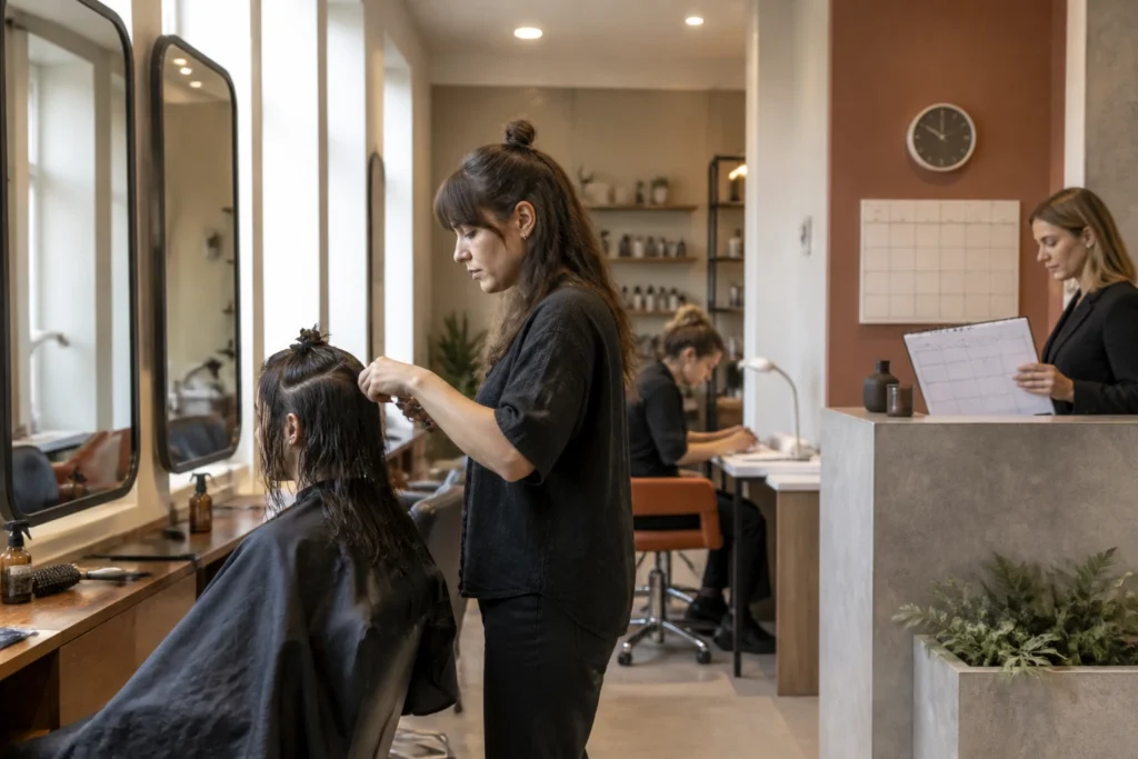 Temps partiel en coiffure et esthétique
